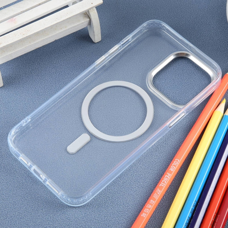 For iPhone 15 Pro DFANS DESIGN Magsafe Magnetic Phone Case(Transparent)