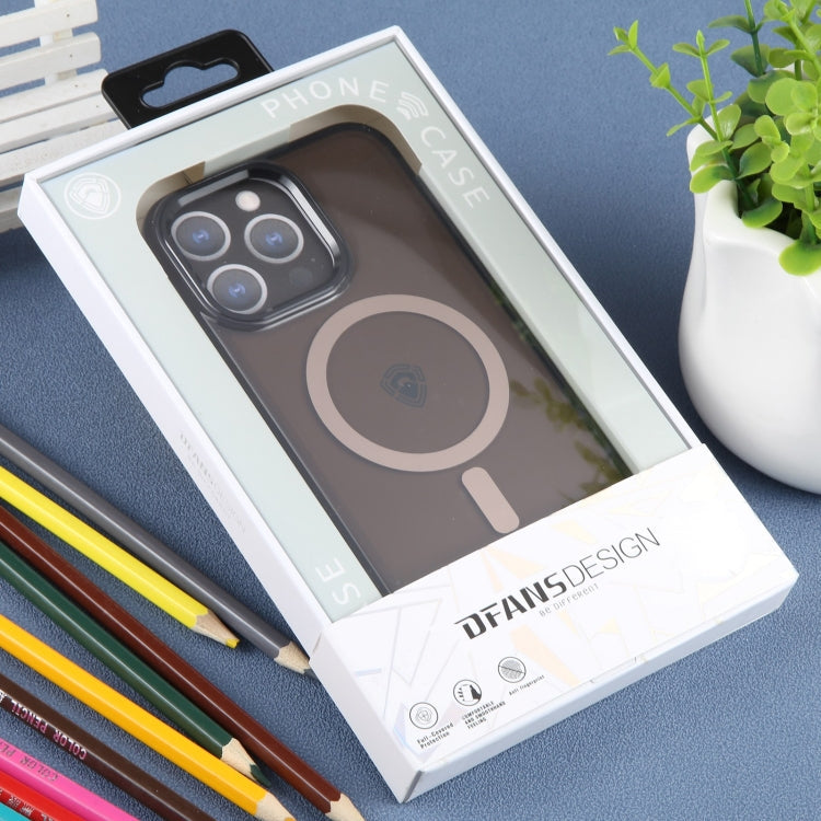 For iPhone 15 Pro DFANS DESIGN Magsafe Magnetic Phone Case(Black)