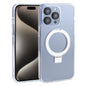 For iPhone 15 Pro Max DFANS DESIGN Frosted Magsafe Magnetic Holder Phone Case(Transparent)