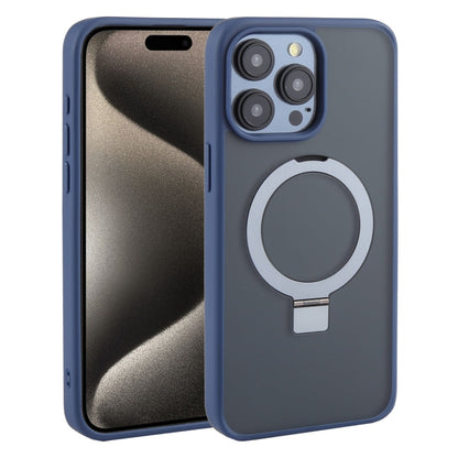 Pour iPhone 15 Pro DFANS DESIGN Coque de téléphone magnétique Magsafe givrée (Bleu)