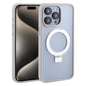 For iPhone 15 Pro DFANS DESIGN Frosted Magsafe Magnetic Holder Phone Case(Grey)