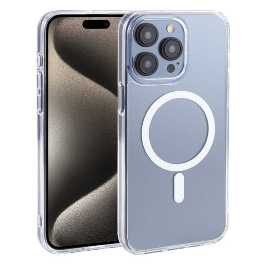 For iPhone 15 Pro DFANS DESIGN Magsafe Magnetic Phone Case(Transparent)