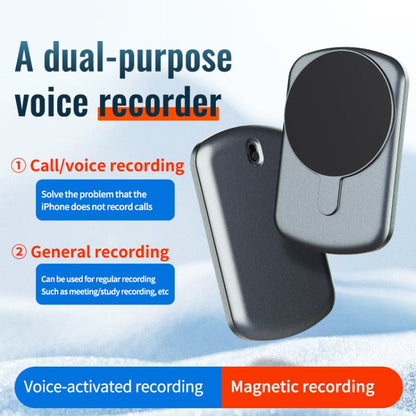 JNN A1 Strong Magnetic Mobile Call Voice Recorder, Memory:32GB(Black)
