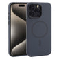 For iPhone 15 Pro Max Mutural Karen Series Liquid Silicone Magsafe Phone Case(Midnight)