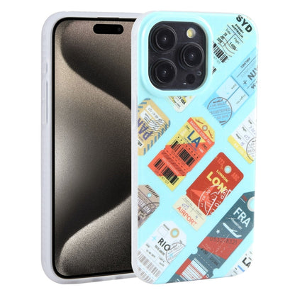 Pour Coque de Téléphone Mutural Fusion Series iPhone 15 Pro Max (Bleu Tiffany)