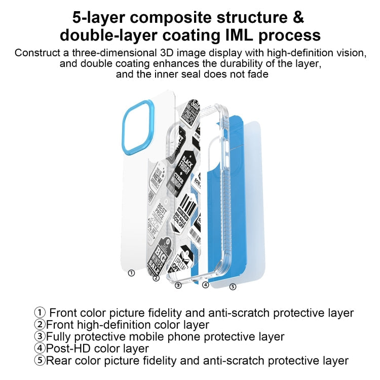 For iPhone 15 Pro Mutural Fusion Series Phone Case(Sky Blue)