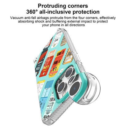 For iPhone 15 Pro Mutural Fusion Series Phone Case(Sky Blue)