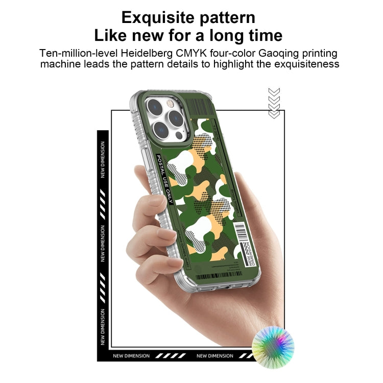 For iPhone 15 Pro Max Mutural Billboard Series Phone Case(Green)