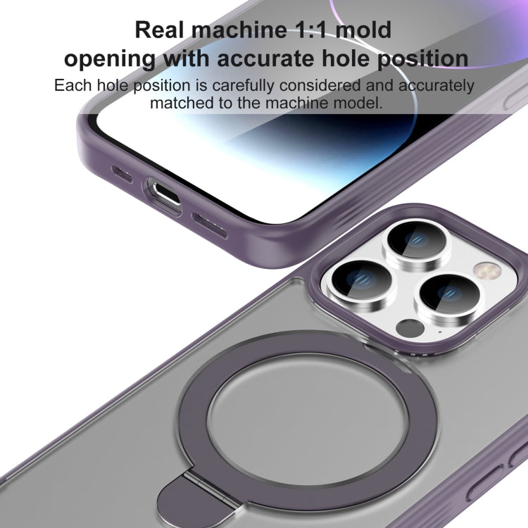 Pour iPhone 15 Pro Max Étui de téléphone magnétique Mutural MagSafe (bleu)