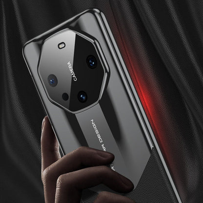 For Huawei Mate 60 GKK Leather Supercar Shockproof Phone Case(Red)