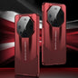 Pour Huawei Mate 60 Pro Étui de téléphone antichoc GKK en cuir de supercar (rouge)