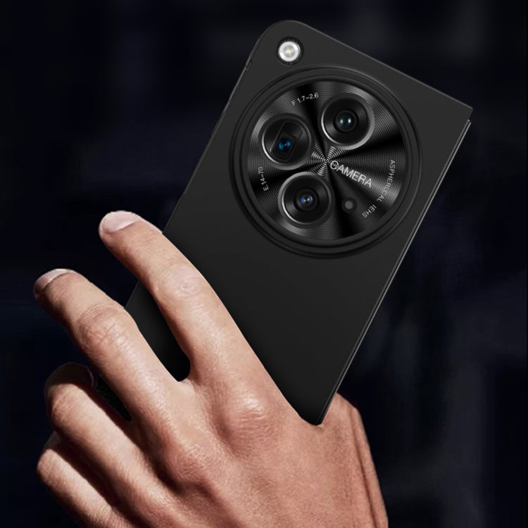 For OPPO Find N3 / OnePlus Open GKK Ultra-thin Full Coverage Phone Flip Case(Black)
