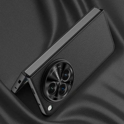 For OPPO Find N3 / OnePlus Open GKK Integrated Ultra-thin Plain Leather Phone Case(Gold)