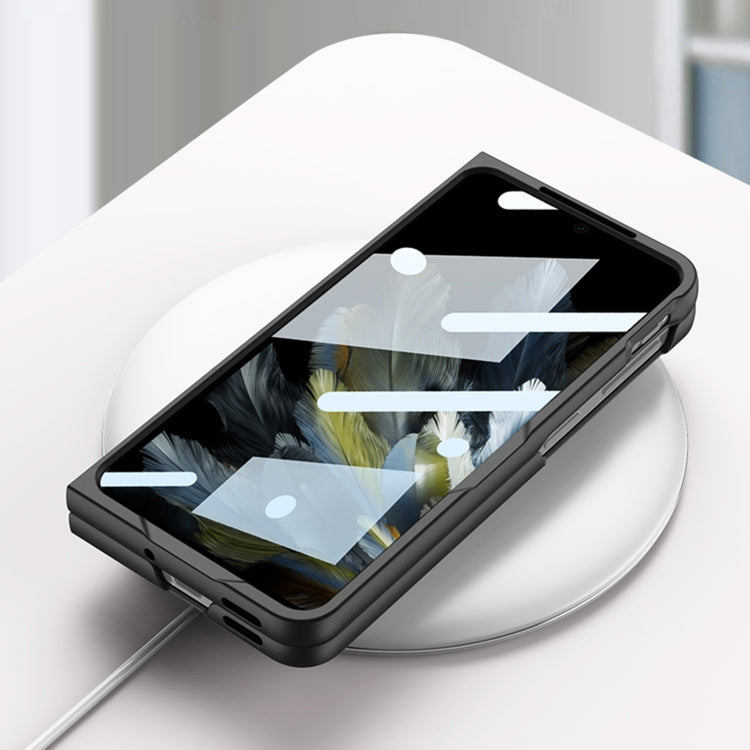 For OPPO Find N3 / OnePlus Open GKK Integrated Ultrathin Shockproof Phone Case with Ring Wrist Strap(Black)