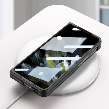 For OPPO Find N3 / OnePlus Open GKK Integrated Ultrathin Shockproof Phone Case with Ring Wrist Strap(Black)