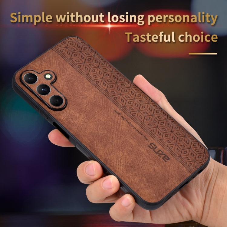 For Samsung Galaxy A15 AZNS 3D Embossed Skin Feel Phone Case(Sapphire Blue)