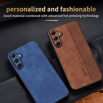 For Samsung Galaxy A15 AZNS 3D Embossed Skin Feel Phone Case(Sapphire Blue)
