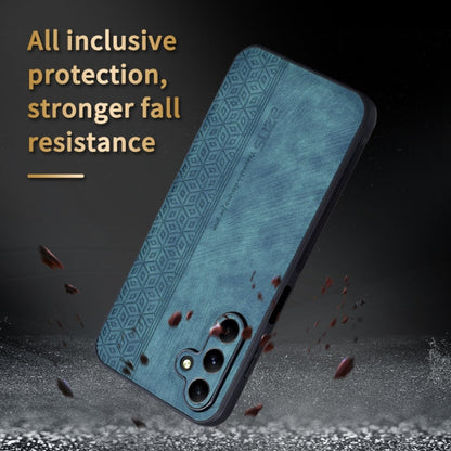 For Samsung Galaxy A15 AZNS 3D Embossed Skin Feel Phone Case(Sapphire Blue)