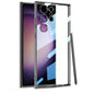 For Samsung Galaxy S24 GKK Plating Transparent TPU Phone Case, Without pen(Black)