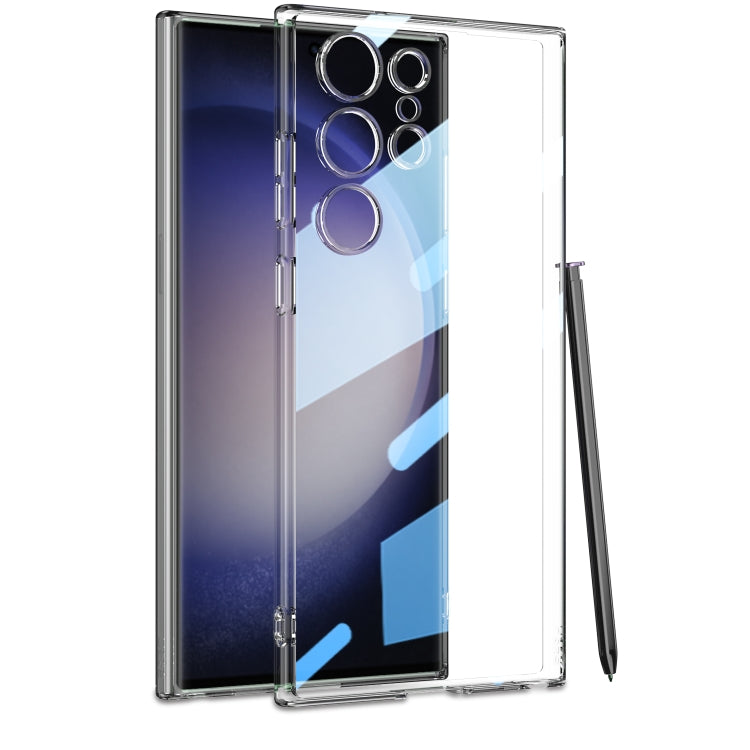 Pour étui de téléphone Samsung Galaxy S24 GKK Placage Transparent TPU, Sans stylet (Transparent)