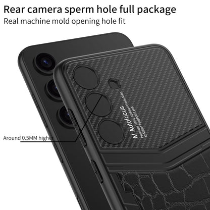 For Samsung Galaxy S24 5G GKK TPU + PU Full Coverage Phone Case(Python Texture)