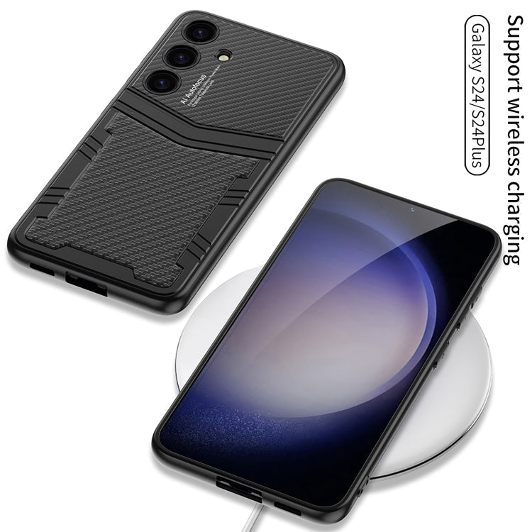 For Samsung Galaxy S24 5G GKK TPU + PU Full Coverage Phone Case(Python Texture)