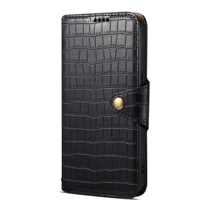 For Samsung Galaxy A32 Denior Crocodile Texture Oil Edge Leather Phone Case(Black)