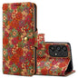 For Samsung Galaxy A53 5G Denior Flower Language Series Cork Fabric Oil Edge Leather Phone Case(Summer)