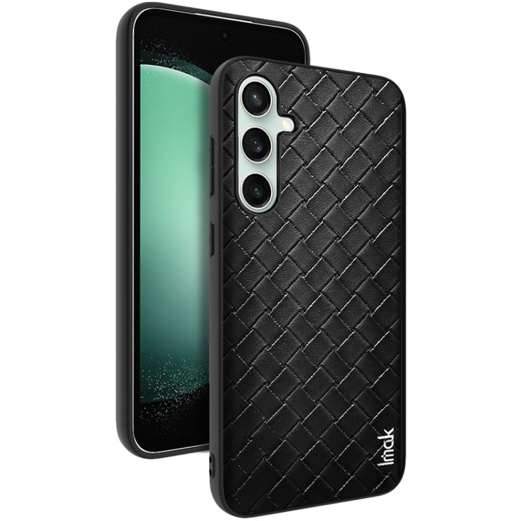 For Samsung Galaxy S23 FE 5G IMAK LX-5 Series Shockproof PC + PU + TPU Protective Phone Case(Weaving Texture)