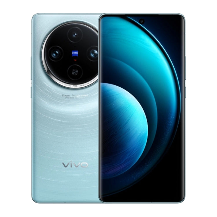 vivo X100 Pro, 16GB+1TB, Face ID / Fingerprint Identification, 6.78 inch Android 14 OriginOS 4 Dimensity 9300 Octa Core 3.25GHz, OTG, NFC, Network: 5G(Blue)