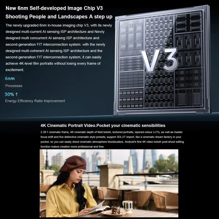vivo X100 Pro, 16GB+256GB, Face ID / Fingerprint Identification, 6.78 inch Android 14 OriginOS 4 Dimensity 9300 Octa Core 3.25GHz, OTG, NFC, Network: 5G(Black)