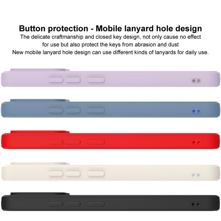 For vivo iQOO 12 Pro 5G imak UC-4 Series Straight Edge TPU Phone Case(White)