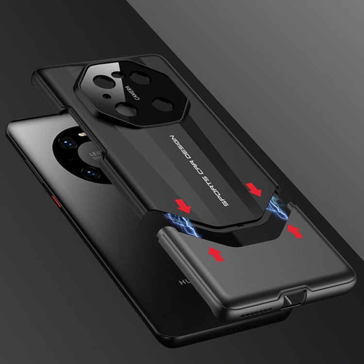 For Huawei Mate 40 GKK Imitation Ultimate Design All-inclusive Shockproof Phone Case(Balck)