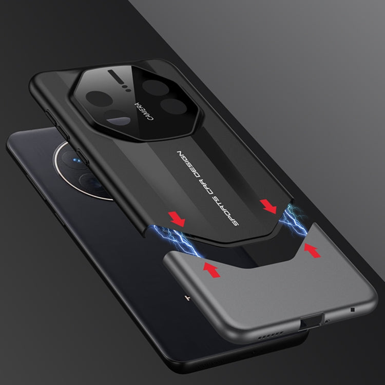 For Huawei Mate 50 Pro GKK Imitation Ultimate Design All-inclusive Shockproof Phone Case(Balck)