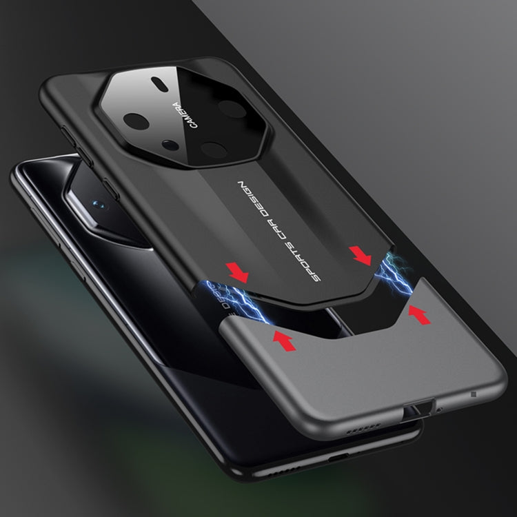 Pour Huawei Mate 60 RS Ultimate GKK Coque de téléphone antichoc tout compris imitation Ultimate Design (vert)