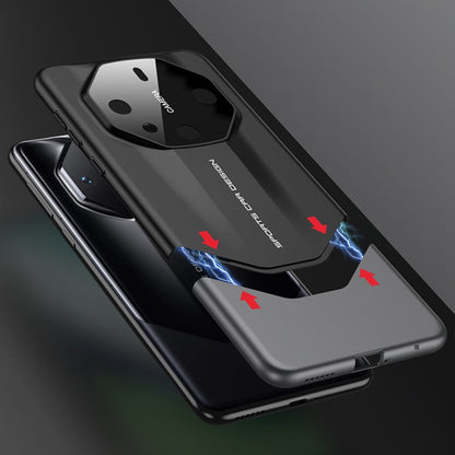 Pour Huawei Mate 60 RS Ultimate GKK Coque de téléphone antichoc tout compris imitation Ultimate Design (vert)
