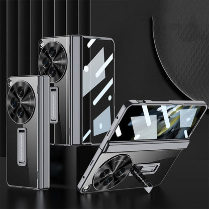 Pour OPPO Find N3 / OnePlus Open GKK Coque de Téléphone Antichoc à Charnière Pliable Magnétique Intégrée (Noir)