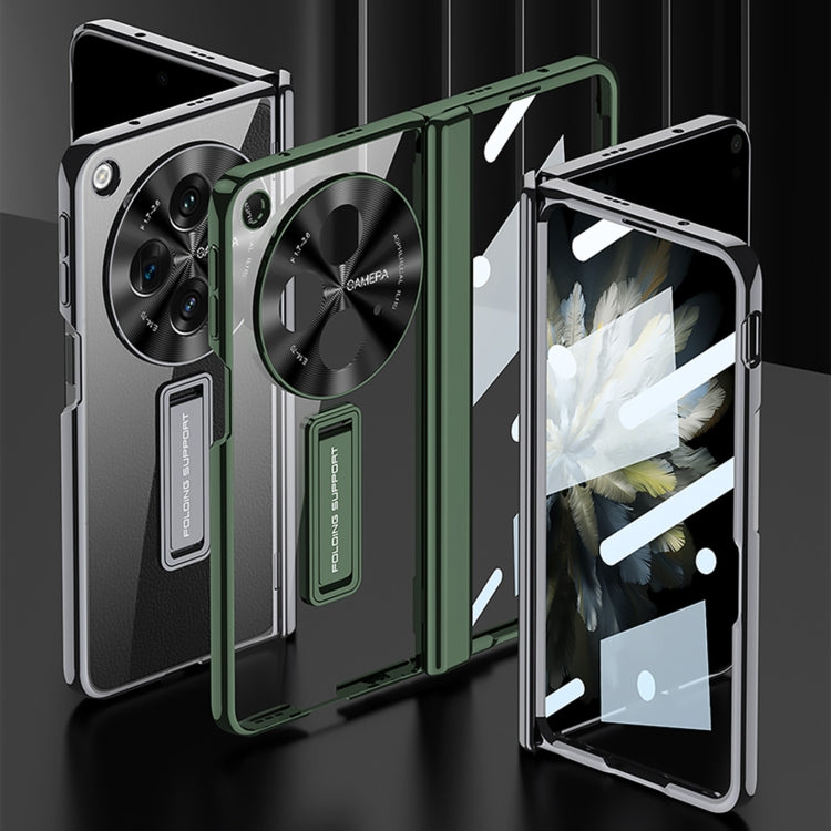 Pour OPPO Find N3 / OnePlus Open GKK Coque de Téléphone Antichoc à Charnière Pliable Magnétique Intégrée (Noir)