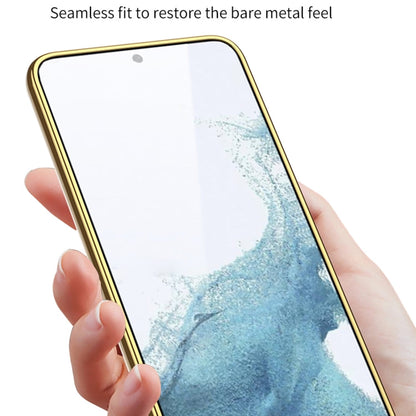 Pour Samsung Galaxy S24+ 5G Coque de téléphone GKK en TPU plaqué + cuir à couverture complète (vert)