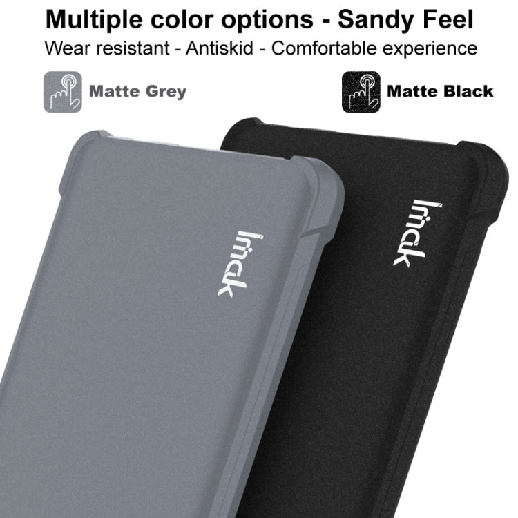 For Samsung Galaxy S23 FE 5G imak Shockproof Airbag TPU Phone Case(Matte Grey)