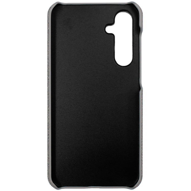 For Samsung Galaxy S23 FE 5G imak Ruiyi Series Cloth Texture PU + PC Phone Case(Dark Grey)
