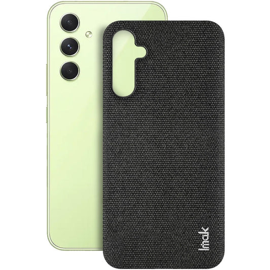 Pour Samsung Galaxy A34 5G Coque de téléphone en tissu texturé PU + PC imak Ruiyi Series (Noir)