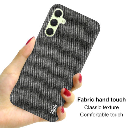 For Samsung Galaxy A34 5G imak Ruiyi Series Cloth Texture PU + PC Phone Case(Black)