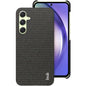 For Samsung Galaxy A55 5G imak Ruiyi Series Cloth Texture PU + PC Phone Case(Black)