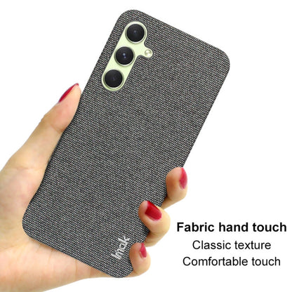 For Samsung Galaxy A55 5G imak Ruiyi Series Cloth Texture PU + PC Phone Case(Black)