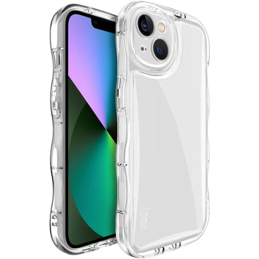Pour iPhone 14, coque antichoc souple IMAK Wave Bubble (Transparente)