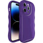 Pour iPhone 14 Pro IMAK Wave Bubble Coque souple antichoc (Violet)