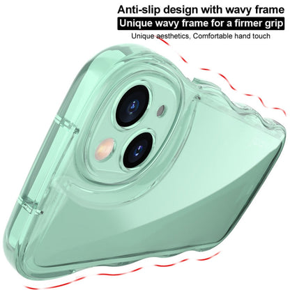 For iPhone 14 Pro Max IMAK Wave Bubble Soft Shockproof Phone Case(Purple)