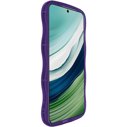 Pour Huawei Mate 60 Étui de téléphone antichoc souple IMAK Wave Bubble (Violet)