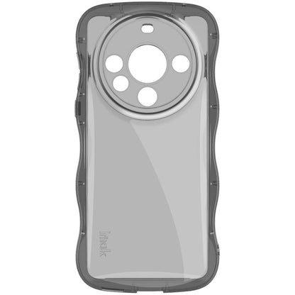 For Huawei Mate 60 IMAK Wave Bubble Soft Shockproof Phone Case(Transparent Black)